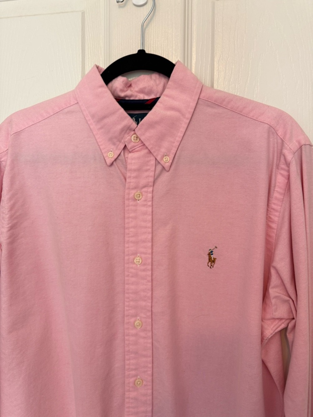Ralph Lauren Men's Button-Down Oxford Shirt in Light Pink - Picture 2 of 7
